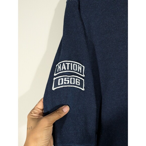 Parish Nation Jacket Men M Blue Bomber Patches PN 0506 Full Zip American Flag - Picture 7 of 11